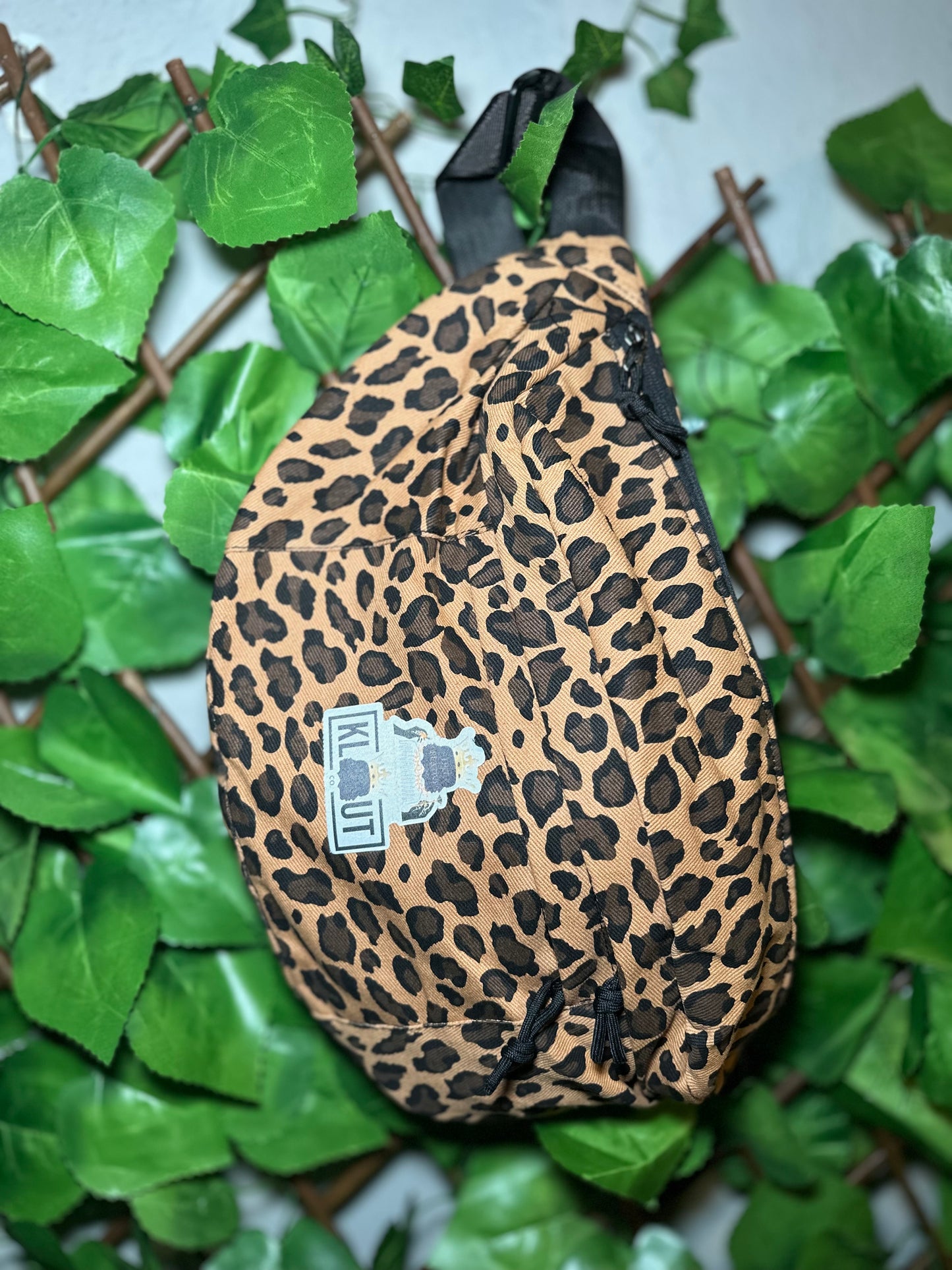 Oversized Cheetah Klout Fanny Pack