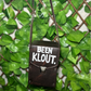 Rectangle Klout Brown Bag
