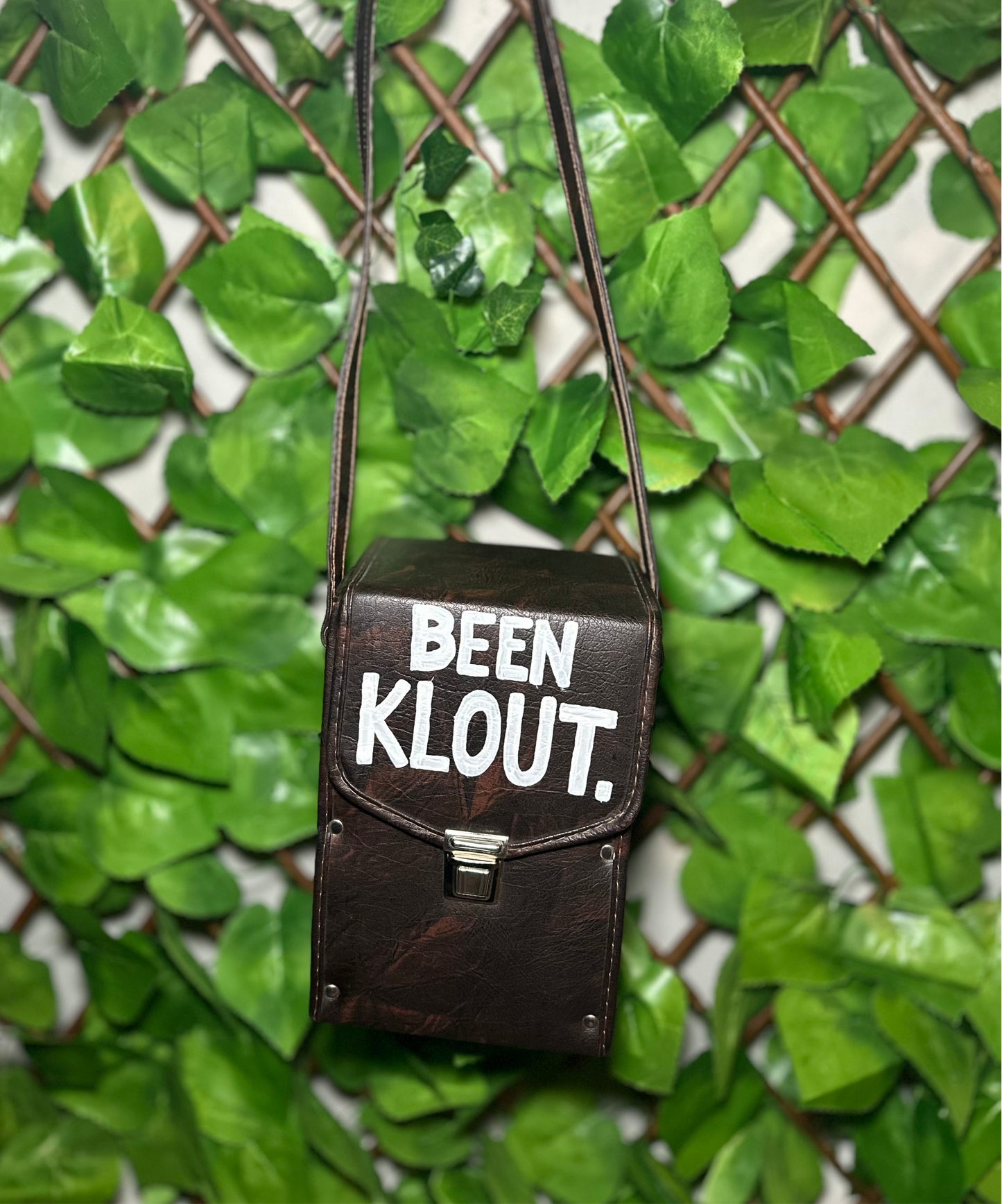 Rectangle Klout Brown Bag