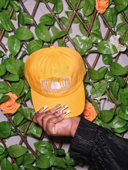 Gold Klout Dad Hat