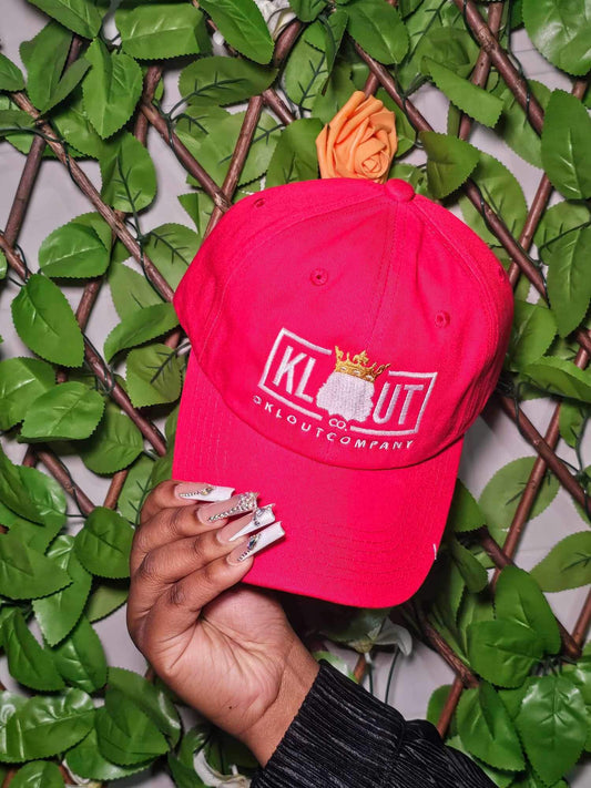 Red Klout Dad Hat