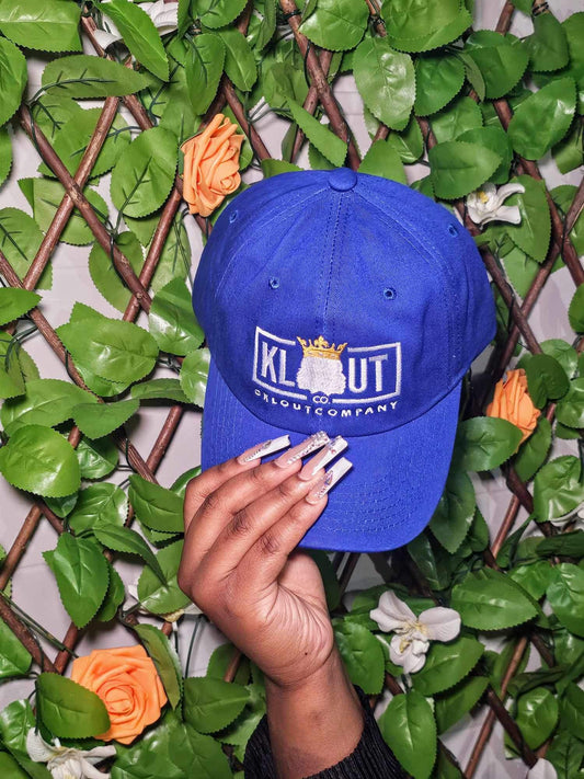 Blue Klout Dad Hat